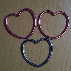 New - 3 Cute Little Heart Bracelets - Child Size