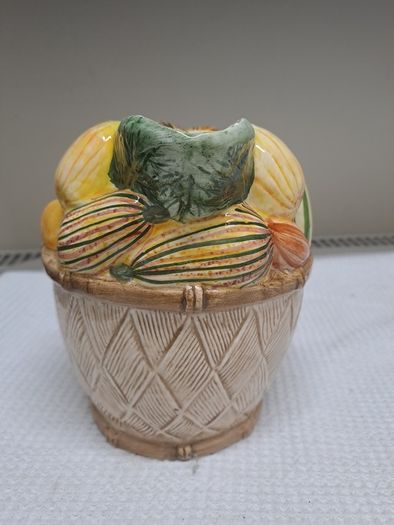 Decorative Ceramic Jug Harvest Vegetable Design