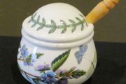 Portmeirion  Botanic Garden  Speedwell condiment Mustard Jam Pot