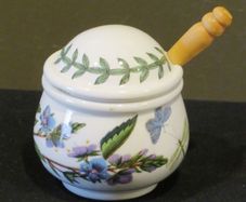 Portmeirion  Botanic Garden  Speedwell condiment Mustard Jam Pot