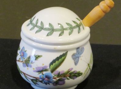 Portmeirion  Botanic Garden  Speedwell condiment Mustard Jam Pot