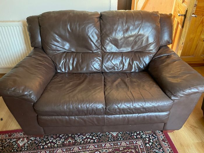 Leather sofas