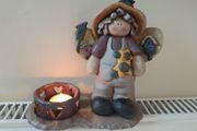 Crazy Mountain Angel Candle holder