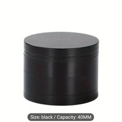 40mm herb grinder black