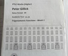 Institute of Education Maths notes