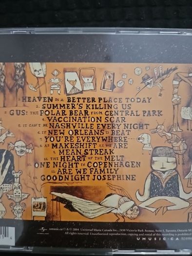 The Tragically Hip - In Between Evolution.