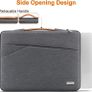 14 Inch Laptop Sleeve Protective Case Cover with Handle and Pockets for 14 Inch HP Lenovo Dell Acer Chromebook Notebook Shockproof Water-resistant Computer Carry Bag, Dark Grey Image 5