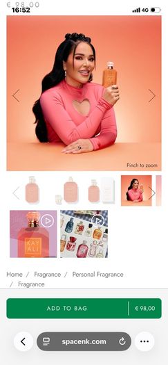 New Kayali Eden Sweet Peach Edp 50mls