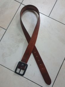 Brown leather belt Matthew Williamson