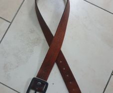 Brown leather belt Matthew Williamson