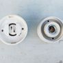 Two ceramic ceiling lamp holders Image 3