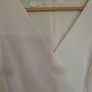 Ladies Cream and Black Evening Dress Image 3
