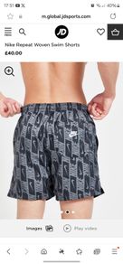 Nike Repeat Logo Woven Shorts (sizes:small,medium,large)
