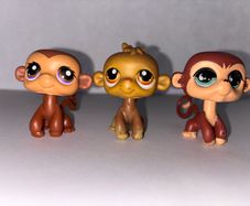 littlest pet shop (LPS) Monkey bundle!!