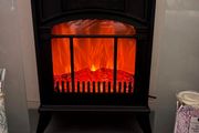 Stove Heater Electric Fireplace With Fire Flame Effect Freestanding
