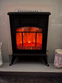 Stove Heater Electric Fireplace With Fire Flame Effect Freestanding