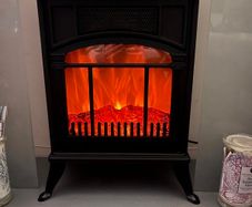 Stove Heater Electric Fireplace With Fire Flame Effect Freestanding
