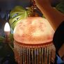 1940s glass french ceiling light Image 10