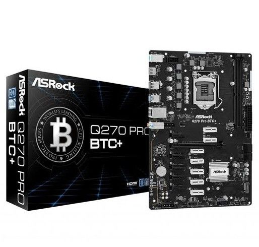 Asrock H110 Pro BTC+ LGA 1151 (Socket H4) Intel H110 ATX motherboard