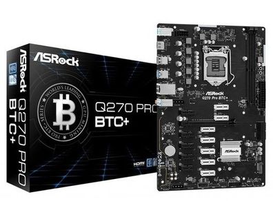 Asrock H110 Pro BTC+ LGA 1151 (Socket H4) Intel H110 ATX motherboard