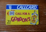 Gordon's Gin Call card