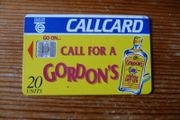 Gordon's Gin Call card