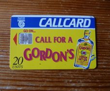 Gordon's Gin Call card