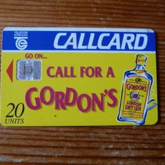 Gordon's Gin Call card