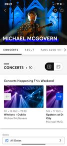 3 Michael Mc Govern tickets for the 16th in Whelans