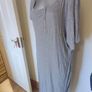 BNWT Missguided plus popper off shoulder grey maxi dress size UK26 EU54 Postage included Image 4