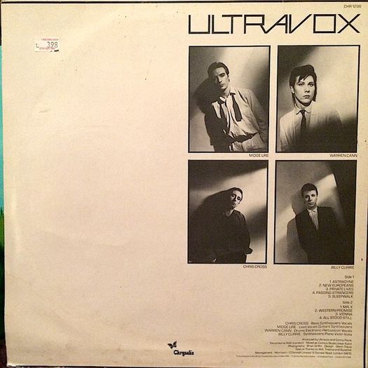 Ultravox   Vienna Irish pressing