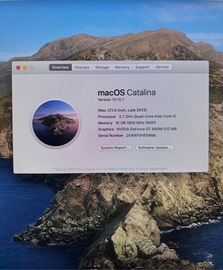 iMac (21.5-inch, late 2012)