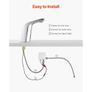 Touchless Bathroom Sink Faucet, Automatic Motion Sensor Restroom Toilet Faucet Cold Water with Single Hole, Battery Operated for 9.5 mm Pipe Commercial Lavatory,Chrome Plated Silver Image 4