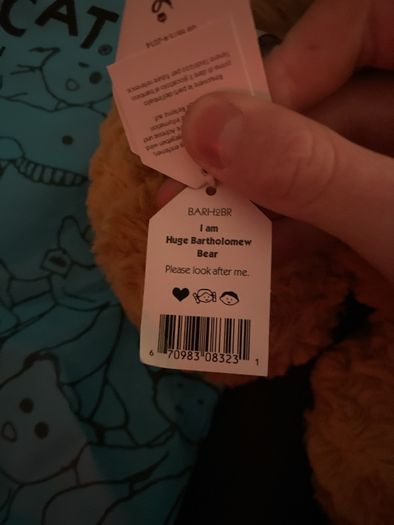 Jellycat huge bartholmew bear 45cm