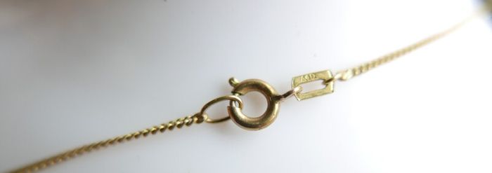 Edwardian Revival Gold Plated Engraved Fern Locket, Andreas Daub