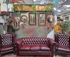 Leather Chesterfield Suite