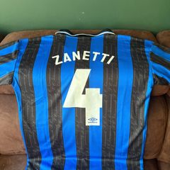 Javier Zanetti signed Inter Milan jersey