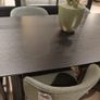 Black Oak Dining Table Ex Display Image 6