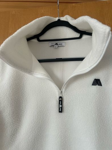 4th Arq Lennox Half Zip White Fleece