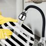 4 Pcs Kitchen Tap Spray Head Adapter, Universal Kitchen Tap Extension for Kitchen Tap, Bathroom Kitchen Sink Faucet Extender Tap Aerator, Flexible 360 Swivel for Kitchen Tap, 2 Modes/2 Long+2 Short Image 7