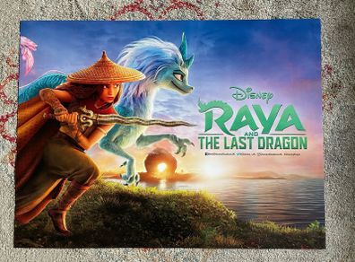 Raya and the last Dragon - Quad Cinema Poster