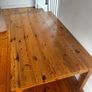 large wood coffee table Image 6