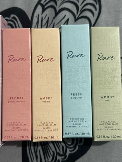 Rare beauty fragrance and fragrance layering balm new