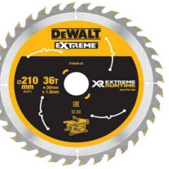 DeWalt DT99566 XR Extreme Runtime Circular Saw Blade 210 x 30mm 36T