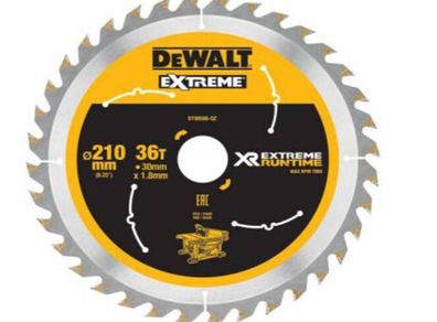 DeWalt DT99566 XR Extreme Runtime Circular Saw Blade 210 x 30mm 36T
