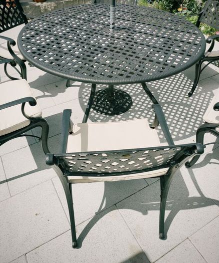 Garden table and chairs