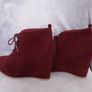 Wedge Heel Ankle Boots Colour: Wine .. Size: 5 UK 39 EU Image 3