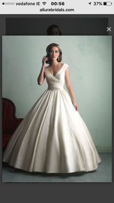 Allure 9155 White Wedding Dress size 12/14
