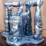 Metal Figure with Crystals - SUMMONING THE ELEMENTS - With Plinth -  No Box Image 4