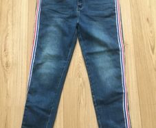 Melbourne 2022 designer cotton denim jeans 36 inch elasticated waist and 27 inch leg new with tags RRP 140 dollars FREE STANDARD POSTAGE INCLUDED